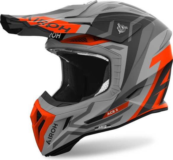 Casca Moto MX/Enduro Aviator Ace 2 Ground Orange Matt 25