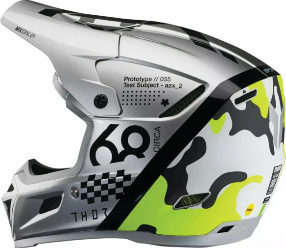 Casca Moto MX/Enduro Reflex Sport Riot MIPS Acid/Grey 2025