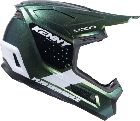 Casca Moto MX/Enduro Performance Chameleon Pearl Green/Black/White