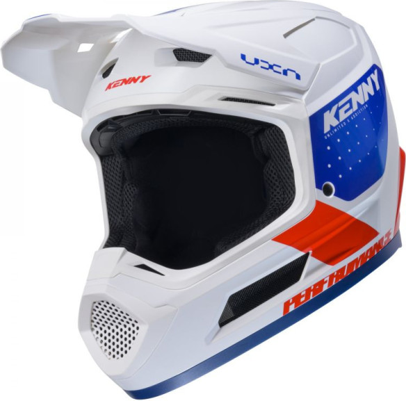 Casca Moto MX/Enduro Performance Flag Red/White/Blue