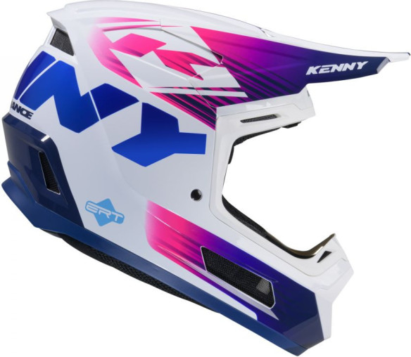 Casca Moto MX/Enduro Performance Gradient Blue/White/Pink 25