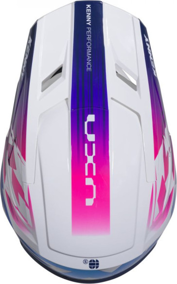 Casca Moto MX/Enduro Performance Gradient Blue/White/Pink 25