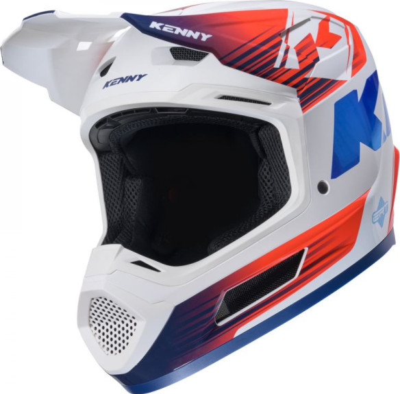 Casca Moto MX/Enduro Performance Patriot White/Red/Blue 25