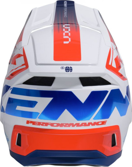 Casca Moto MX/Enduro Performance Patriot White/Red/Blue 25