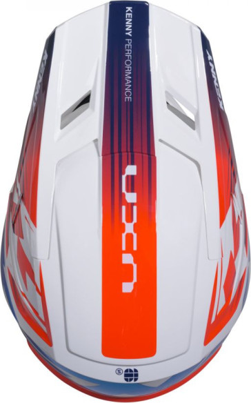 Casca Moto MX/Enduro Performance Patriot White/Red/Blue 25