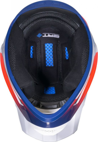 Casca Moto MX/Enduro Performance Patriot White/Red/Blue 25