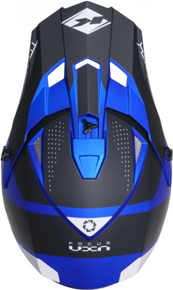 Casca Moto MX/Enduro Track Candy Blue Matt Black/Blue/White 25