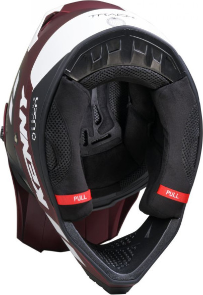 Casca Moto MX/Enduro Track Candy Red Matt Black/Red/White 25