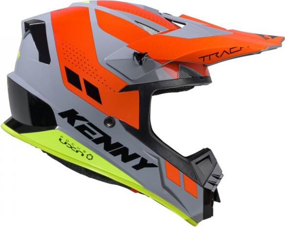 Casca Moto MX/Enduro Track Grey/Orange/Yellow/Black 25