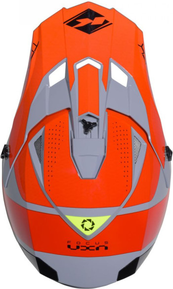 Casca Moto MX/Enduro Track Grey/Orange/Yellow/Black 25