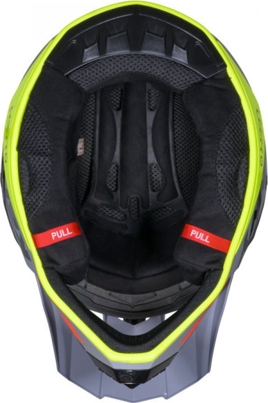 Casca Moto MX/Enduro Track Grey/Orange/Yellow/Black 25
