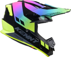 Casca Moto MX/Enduro Track Neon Black/Green/Pink 25