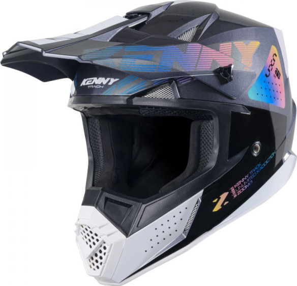 Casca Moto MX/Enduro Track Zoom Black/Grey/White/Chameleon 25