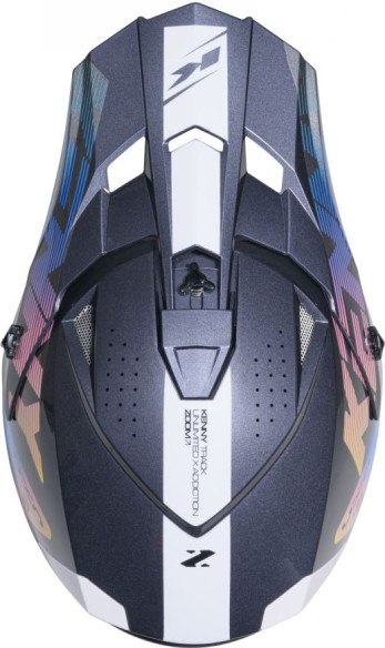 Casca Moto MX/Enduro Track Zoom Black/Grey/White/Chameleon 25