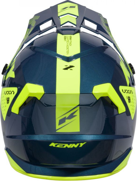 Casca Moto MX/Enduro Track Zoom Petrol Blue/Black/Yellow 25