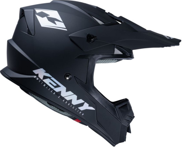 Casca Moto MX/Enduro Track Solid Matt Black/Holographic