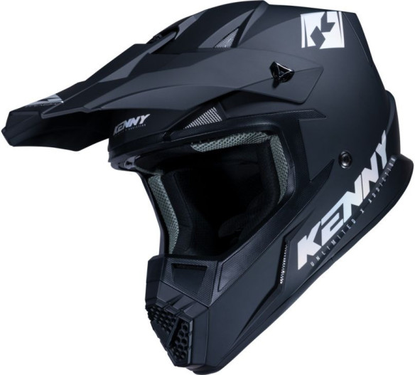 Casca Moto MX/Enduro Track Solid Matt Black/Holographic