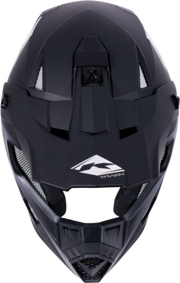 Casca Moto MX/Enduro Track Solid Matt Black/Holographic