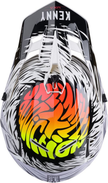Casca Moto MX/Enduro Performance MIPS UXA White/Black/Orange