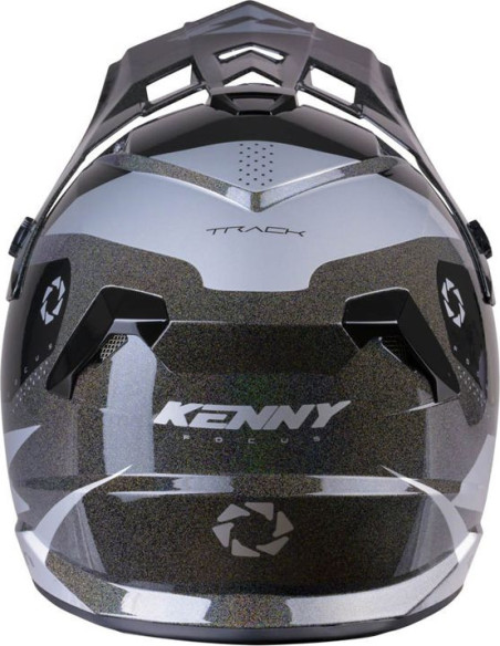 Casca Moto MX/Enduro Track Black Diamond Black/Grey