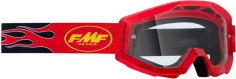 Ochelari Moto Flame Red Lentila Clara F-50400-101-03