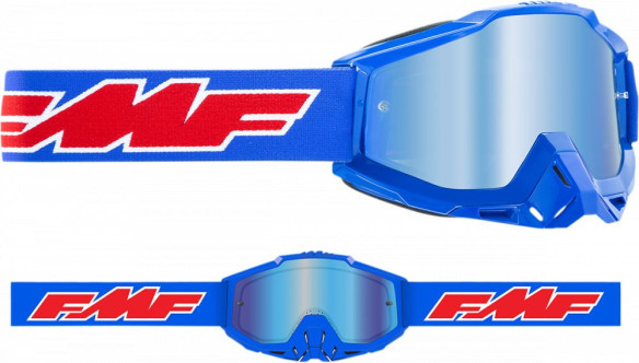 Ochelari Moto Rocket Blue Lentila Oglinda Albastra F-50200-250-02