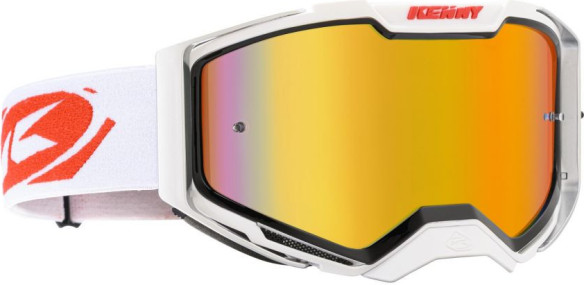 Ochelari Moto MX Ventury Phase 2 Alb Lentila Oglinda