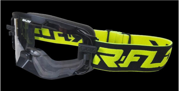 Ochelari Moto Enduro Cu Ventilatie NEXT10 Yellow