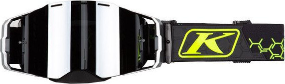 Ochelari Moto MX Edge Hex Asphalt Hi-Vis Dark Smoke Silver Lens