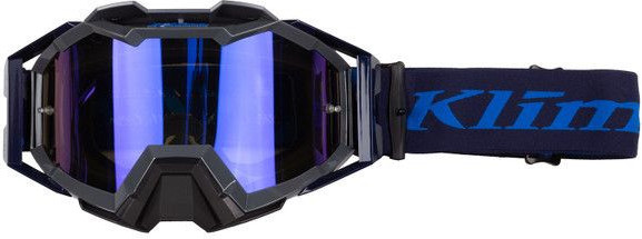 Ochelari Moto MX Viper Pro Slash Electric Blue Lemonade Smoke Blue Mirror Lens