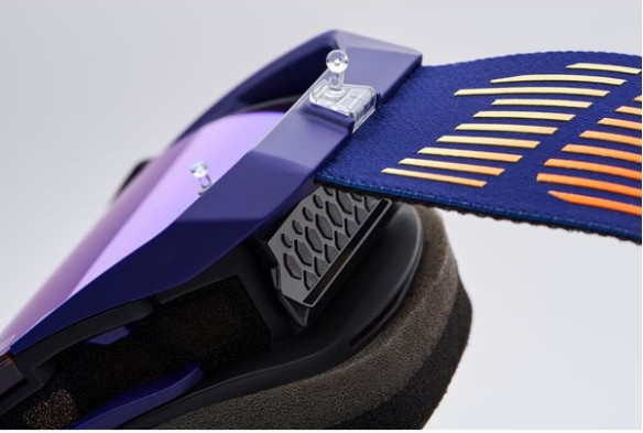 Ochelari Moto MX/Enduro Armega Agenda Mirror-Purple-Blue Lens 50003-00009