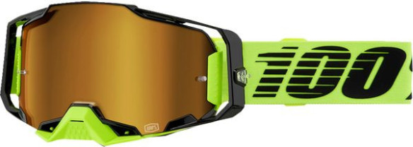 Ochelari Moto MX/Enduro Armega Neon Yellow Mirror-Gold Lens 50005-00032