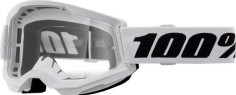 Ochelari Moto MX/Enduro Strata 2 White Clear Lens 50027-00019