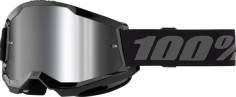 Ochelari Moto MX/Enduro Strata 2 Black Silver-Mirror Lens 50028-00013