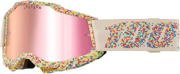 Pachet 2 Ochelari Moto MX/Enduro Accuri 2 Donut Pink-Mirror Lens 50056-00001