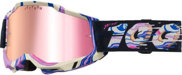 Pachet 2 Ochelari Moto MX/Enduro Accuri 2 Donut Pink-Mirror Lens 50056-00001