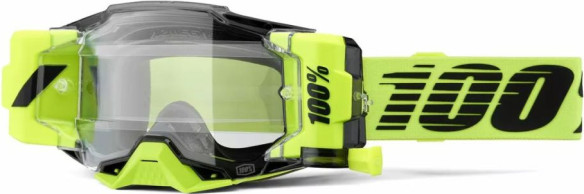 Ochelari Moto MX/Enduro Armega Forecast Yellow Fluo/Black Clear Lens