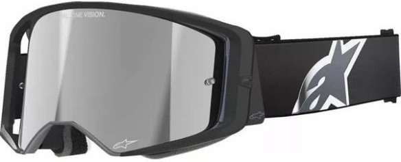 Ochelari Moto MX/Enduro Supertech Corp ABS Vision Black/Grey/Mirror Silver
