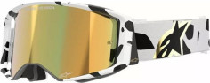 Ochelari Moto MX/Enduro Supertech Corp ABS Vision White/Black/Gold/Mirror Gold