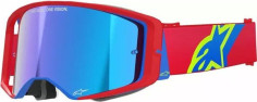 Ochelari Moto MX/Enduro Supertech Corp ABS Vision Red/Blue/Yellow/ Mirror Blue