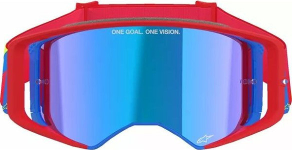 Ochelari Moto MX/Enduro Supertech Corp ABS Vision Red/Blue/Yellow/ Mirror Blue