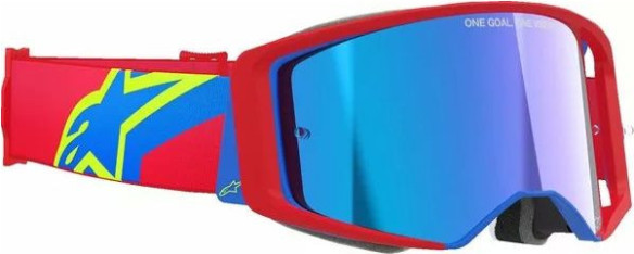 Ochelari Moto MX/Enduro Supertech Corp ABS Vision Red/Blue/Yellow/ Mirror Blue