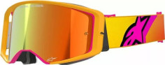 Ochelari Moto MX/Enduro Supertech Corp ABS Vision Yellow/Pink/Mirror Red