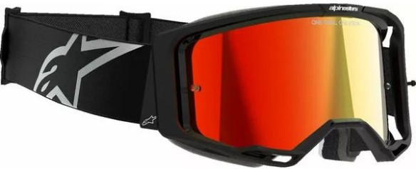 Ochelari Moto MX/Enduro Vision 8 Corp Black/Mirror Red