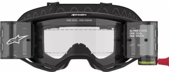Ochelari Moto MX/Enduro Vision 8 Corp Roll-Off Black/Clear
