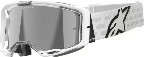 Ochelari Moto MX/Enduro Vision 8 Corp White/Mirror Silver