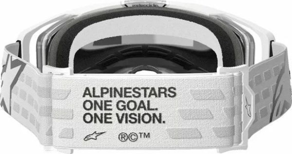 Ochelari Moto MX/Enduro Vision 8 Corp White/Mirror Silver