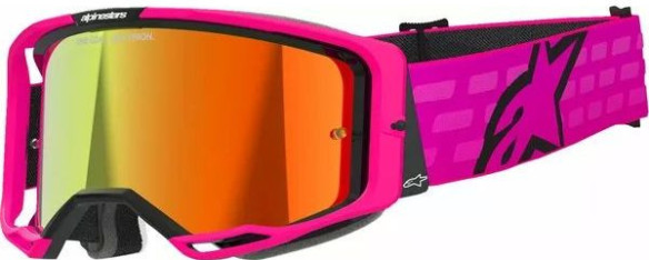 Ochelari Moto MX/Enduro Vision 8 Corp Pink/Mirror Red