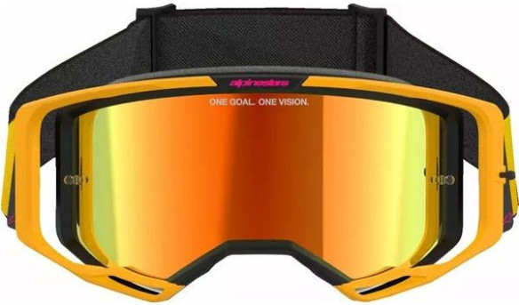 Ochelari Moto MX/Enduro Vision 8 Corp Yellow/Pink/Mirror Red