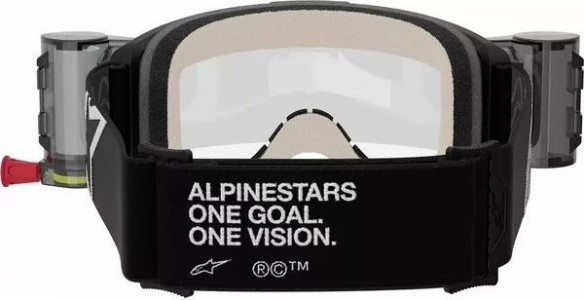 Ochelari Moto MX/Enduro Vision 5 Corp Roll-Off Black/Clear